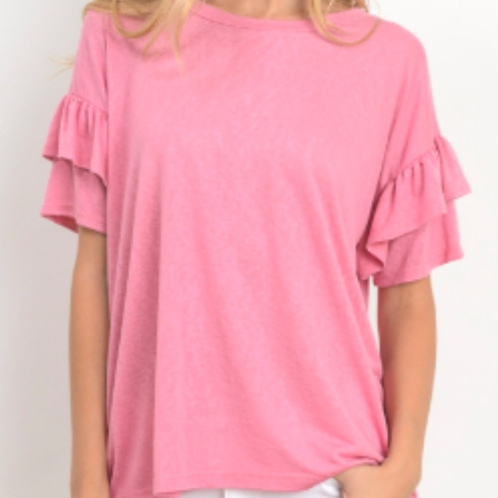 NWT Ruffle sleeve blouse